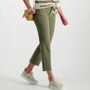 NWT L'AGENCE Sada High Rise Slim Cropped Jean in Basil - Size 23